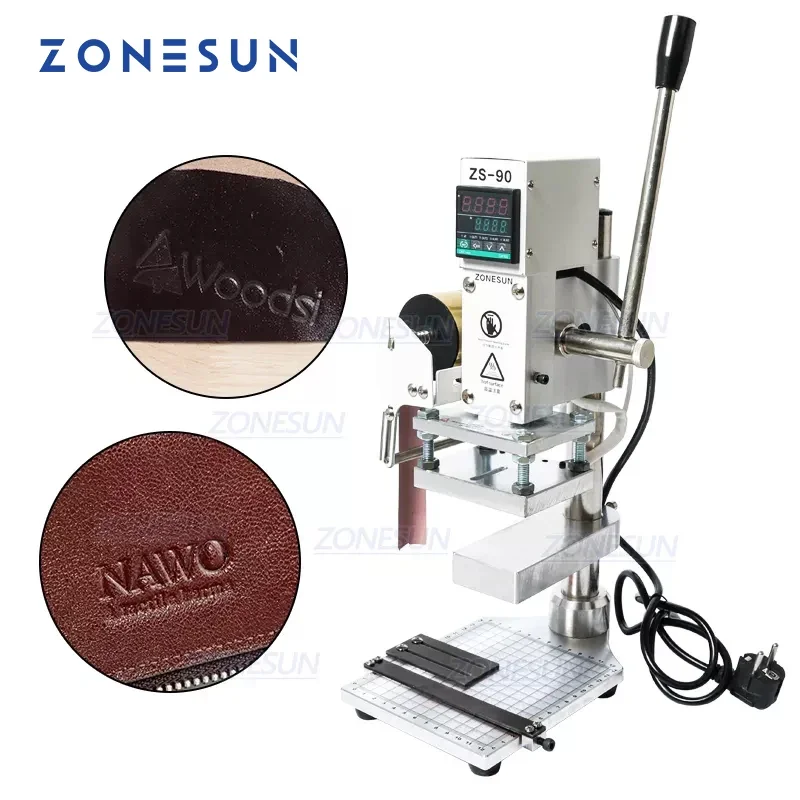 Leatherwork Embossing - ZONESUN Two Work Plate Manual Leather