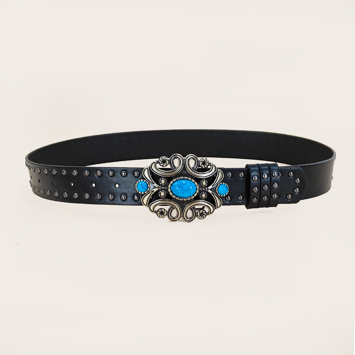 Men and women's casual Punk Ri - đánh giá và giá Leather Work Jeans
