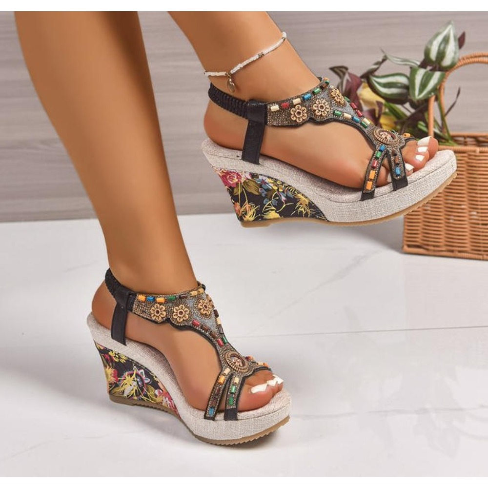 Woman Leather Summer Fashion W - đánh giá và giá Leather Work Heels