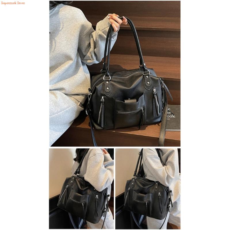 Q5WE Đa Năng Sát Nách Túi Retr - đánh giá và giá Leather Work Duffle