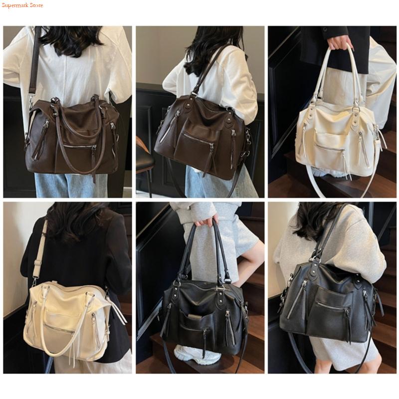 Q5WE Đa Năng Sát Nách Túi Retr - đánh giá và giá Leather Work Duffle
