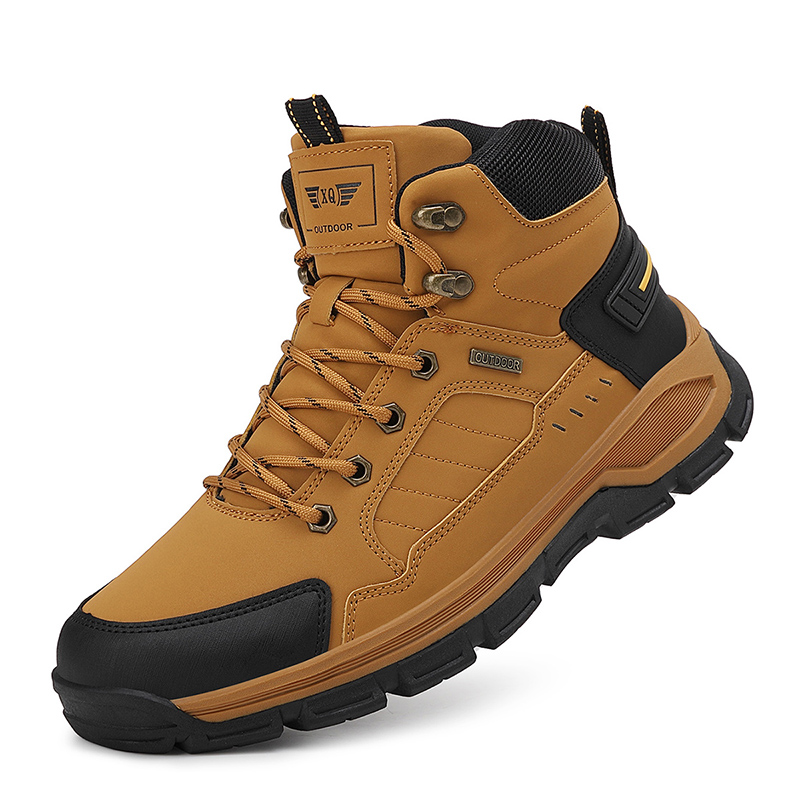 New Autumn Men's Boots Fashion - đánh giá và giá Leather Work Fabric