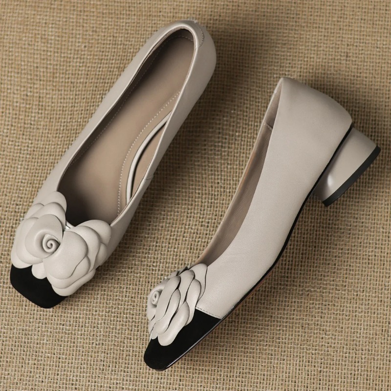 Plus size 34-41 women's sheeps - đánh giá và giá Leather Work Heels