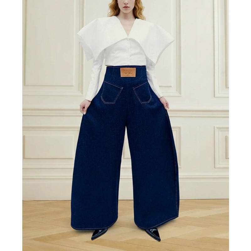 Tinaa Vintage Blue Women's Jea - đánh giá và giá Leather Work Jeans