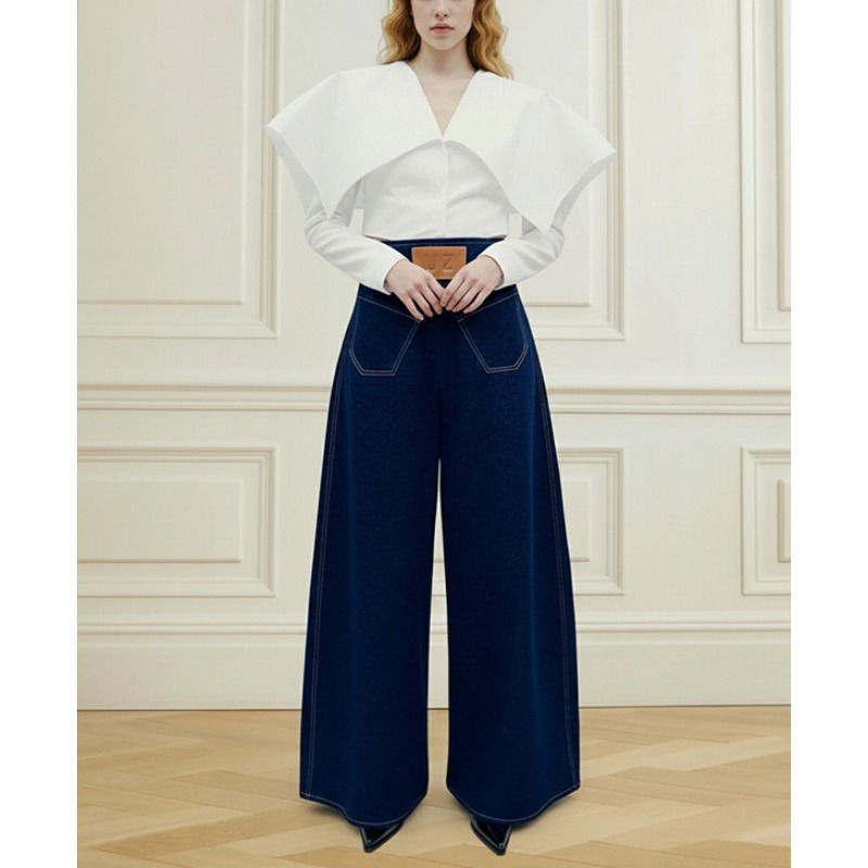 Tinaa Vintage Blue Women's Jea - đánh giá và giá Leather Work Jeans