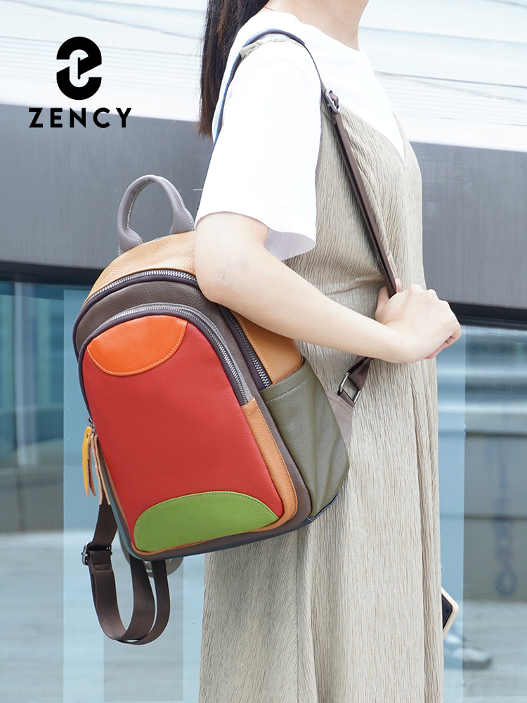 Zency Women's Genuine Leather  - đánh giá và giá Leather Work Womens Backpack