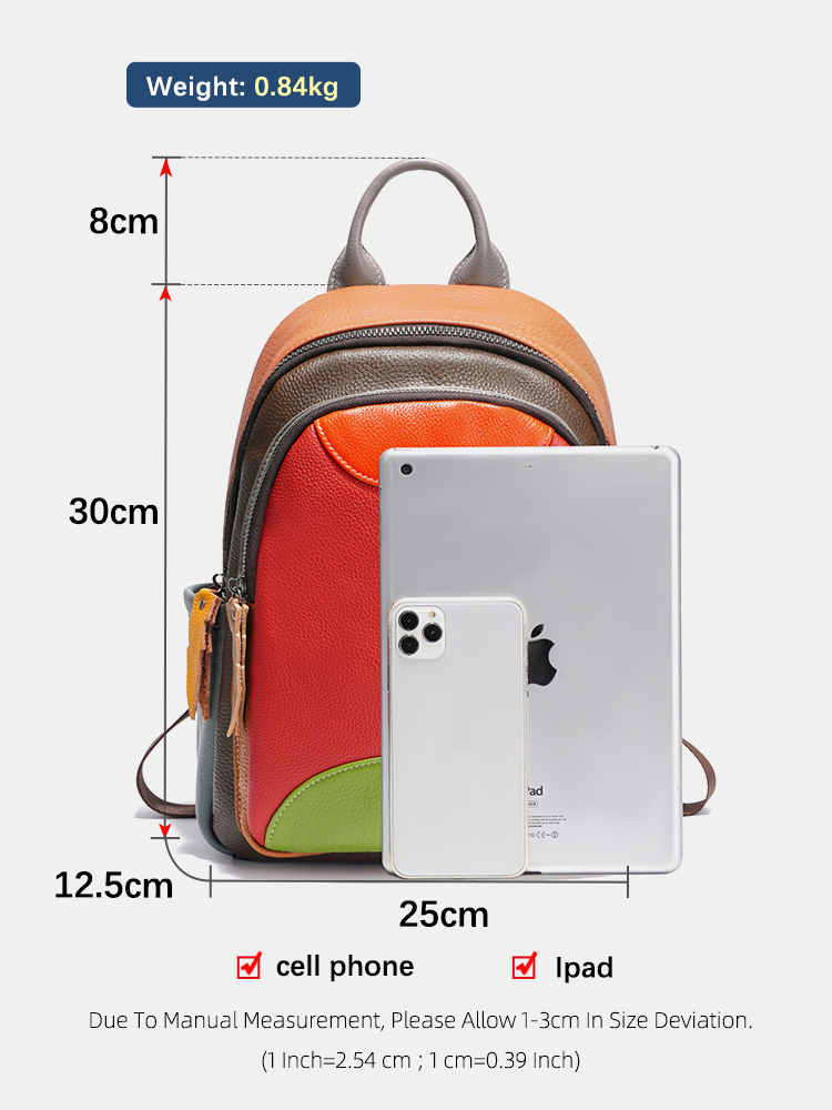 Zency Women's Genuine Leather  - đánh giá và giá Leather Work Womens Backpack
