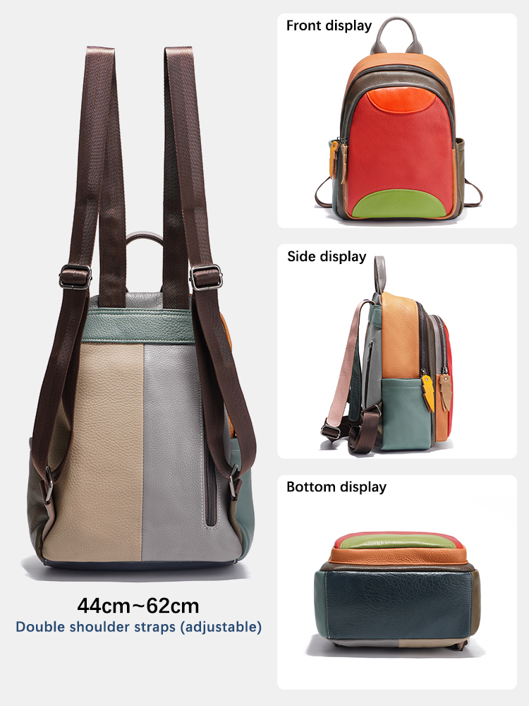 Zency Women's Genuine Leather  - đánh giá và giá Leather Work Womens Backpack