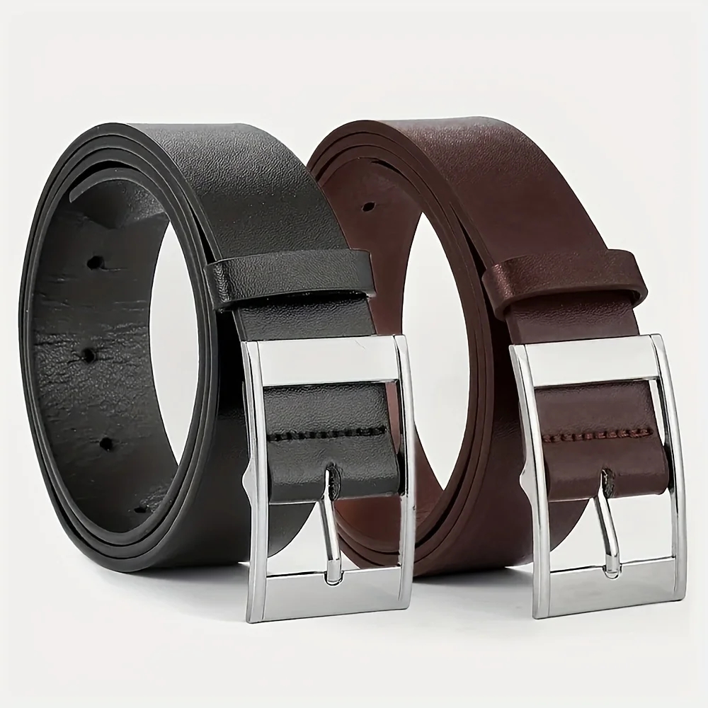 New Luxury Belt for Men PU Lea - đánh giá và giá Leather Work Jeans