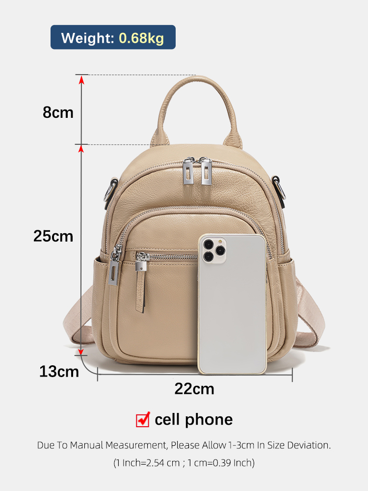 Zency Genuine Leather Small Ba - đánh giá và giá Leather Work Womens Backpack