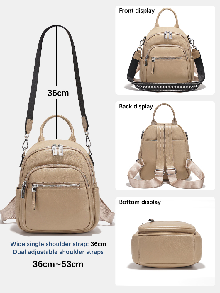 Zency Genuine Leather Small Ba - đánh giá và giá Leather Work Womens Backpack