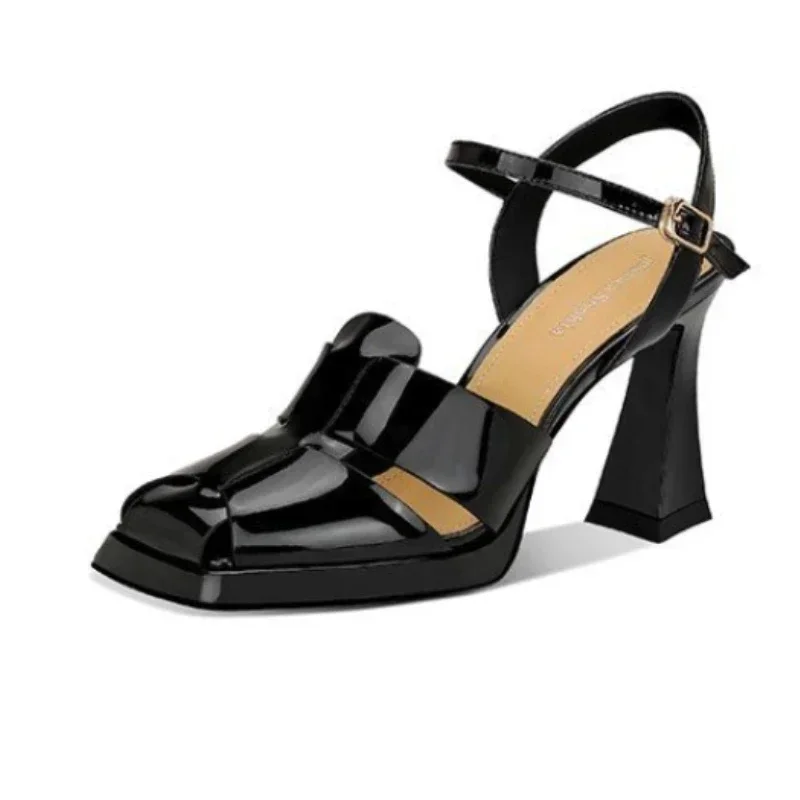 Women's High Heel Sandals Fash - đánh giá và giá Leather Work Heels
