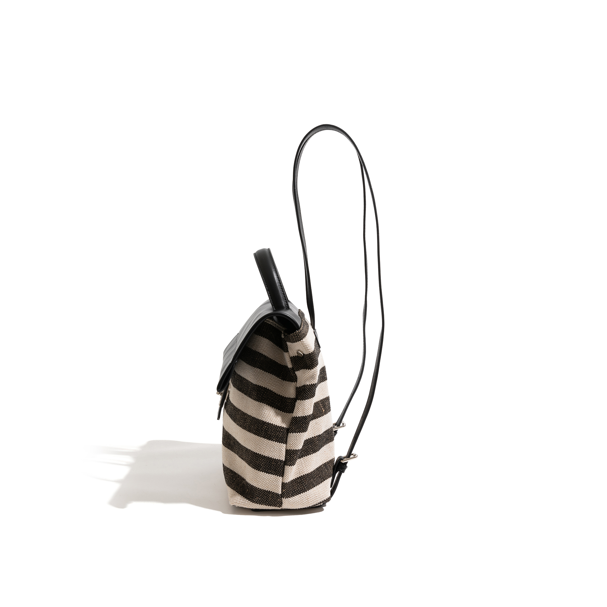 CKKUI Striped Canvas & Leather - đánh giá và giá Leather Work Womens Backpack