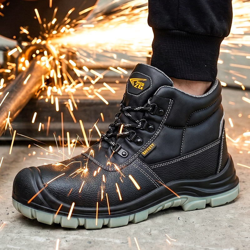 S3 Standard Work Safety Shoes  - đánh giá và giá Leather Work Fabric