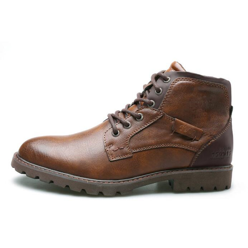 2026 Leather Men Ankle Boots P - đánh giá và giá Leather Work Fabric