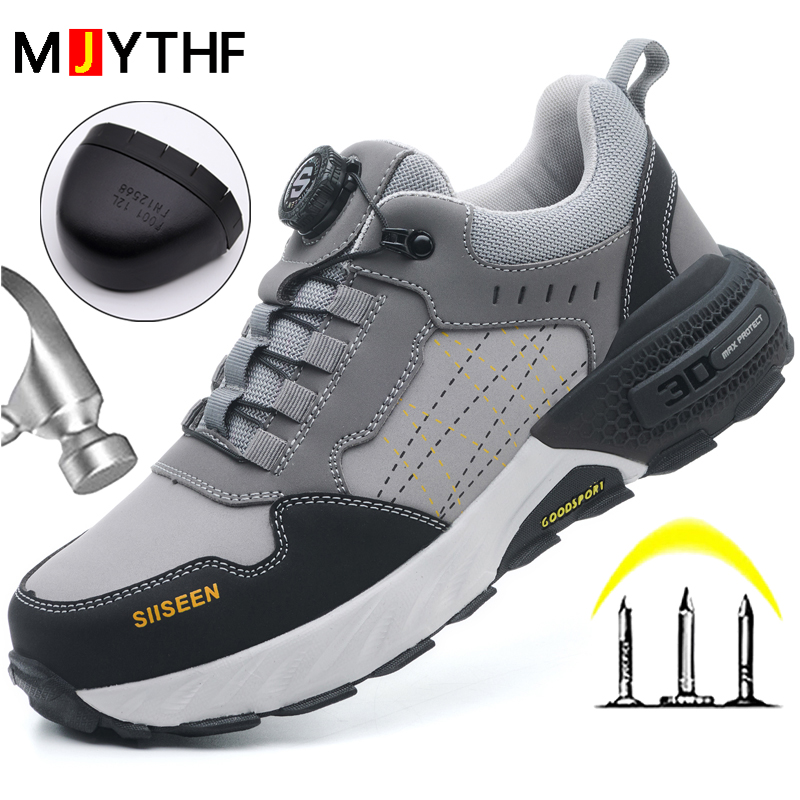 Black Leather Safety Shoes Sec - đánh giá và giá Leather Work Fabric