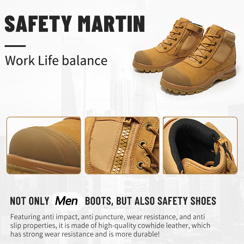 Genuine Leather Men's Boots Sa - đánh giá và giá Leather Work Fabric