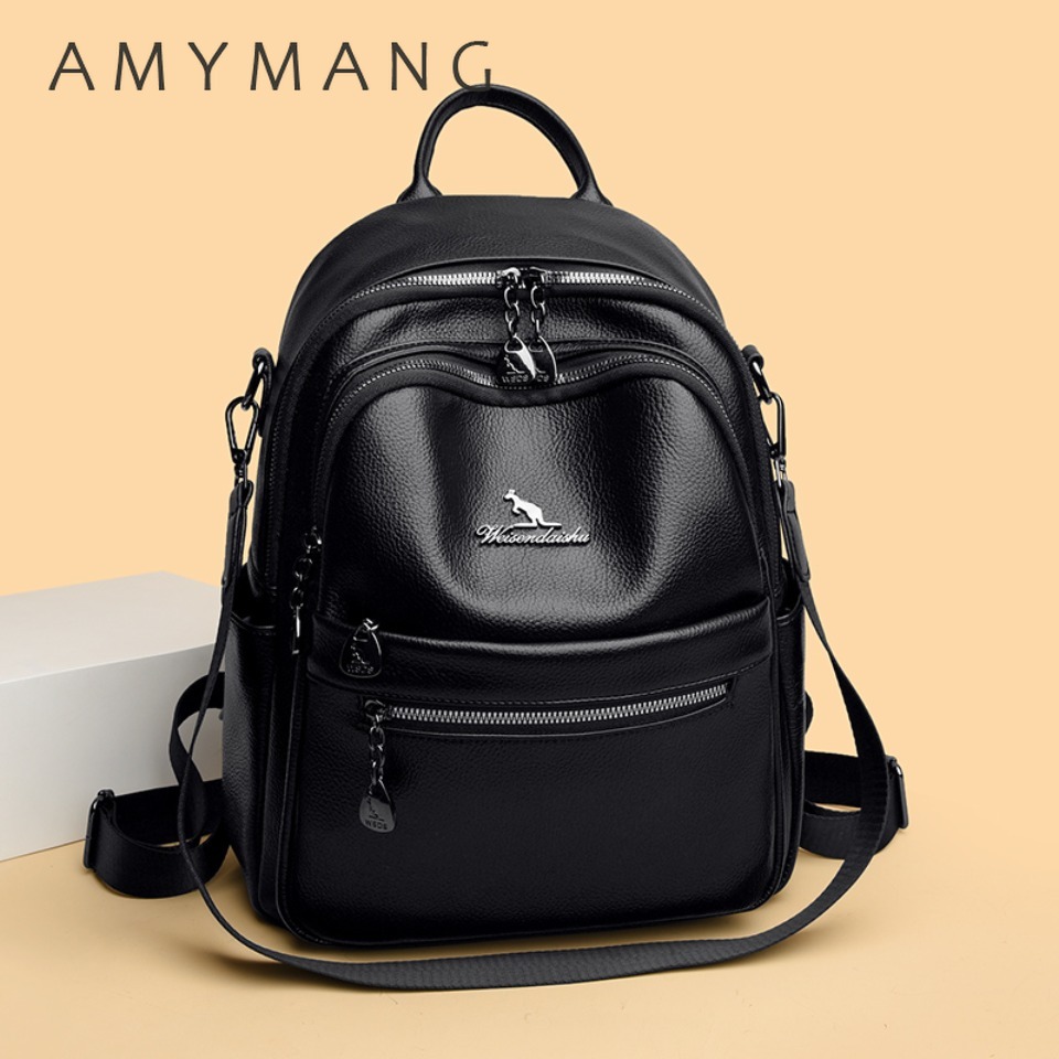 Pebbled Leather Texture Backpa - đánh giá và giá Leather Work Womens Backpack