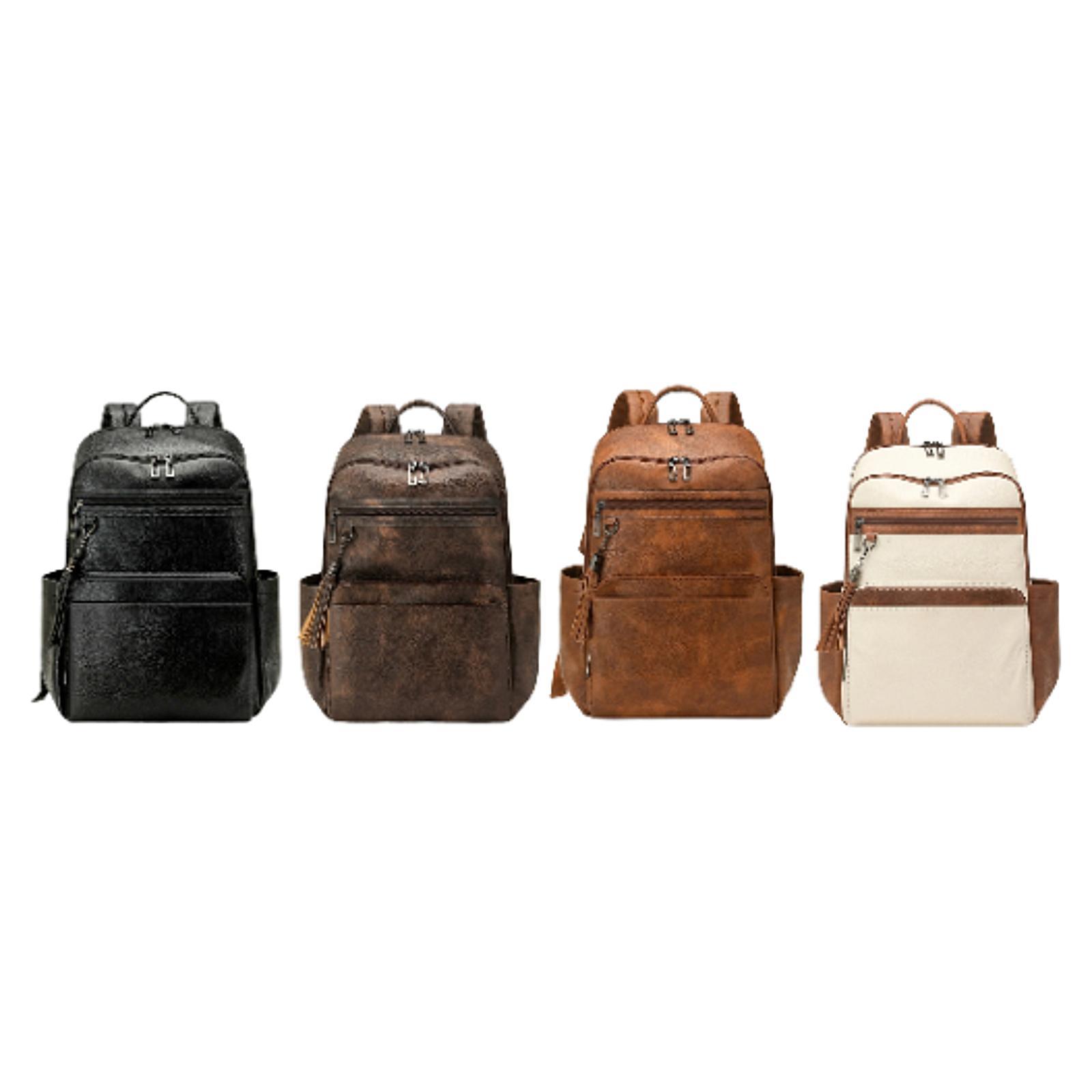Premium PU Leather Womens Trav - đánh giá và giá Leather Work Womens Backpack