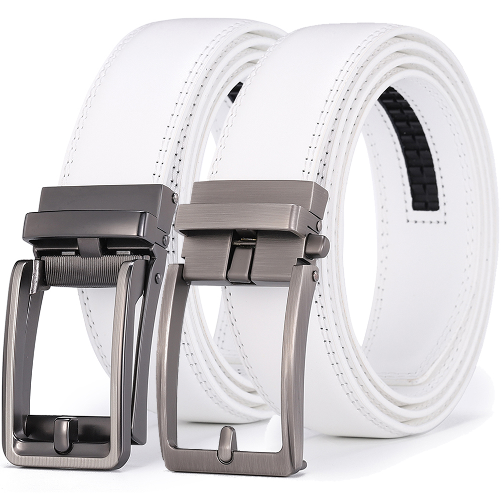 Luxury White Golf Belt for Men - đánh giá và giá Leather Work Jeans